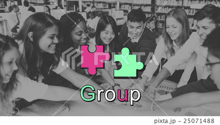 Achievement Connection Cooperation Graphic Concept 25071488