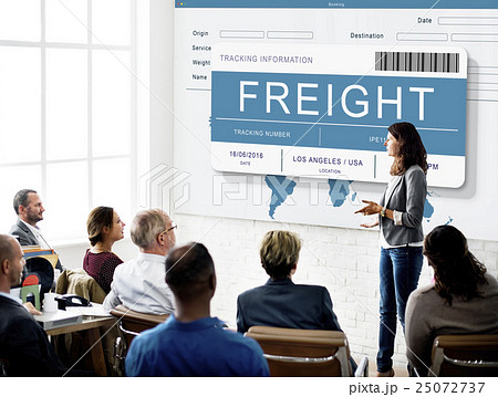 Logistics Delivery Cargo Freight Shipment Concept Logistics Delivery Cargo Freight Shipment Concept 25072737