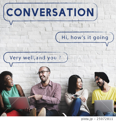 Social Network Speech Bubble Text Graphic Concept 25072811