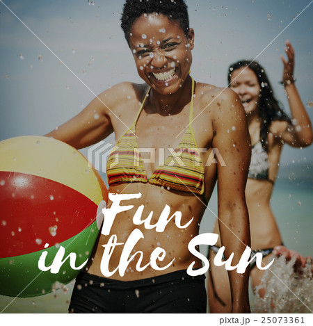 Summer Fun Vacation Seasonal Holiday Break Concept Summer Fun Vacation Seasonal Holiday Break Concept 25073361