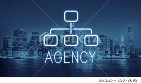 Agency Organization Chart Business Company Concept 25073698