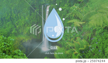 Drop Water Freshness Drink Environmental Concpet Drop Water Freshness Drink Environmental Concpet 25074244