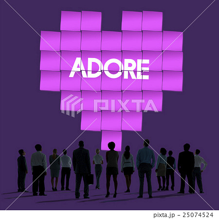 Love And Affection Heart Graphic Concept Love And Affection Heart Graphic Concept 25074524