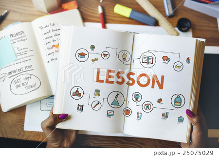 Lesson Learning Literacy Knowledge Education Concept 25075029
