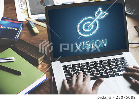 Target Mission vision Business Goal Aim Concept 25075088