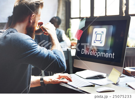 Application Design Ideas Innovation Graphic Concept Application Design Ideas Innovation Graphic Concept 25075233