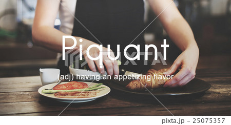 Food Piquant Delicious Cuisine Appetizing Concept 25075357