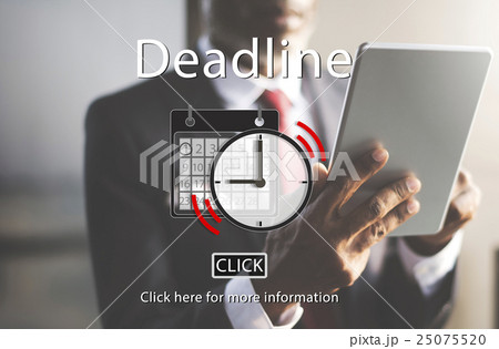 Deadline Appointment Organizer Plan Reminder Concept Deadline Appointment Organizer Plan Reminder Concept 25075520