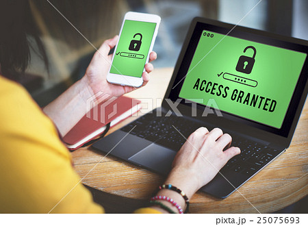 Access Granted Anytime Available Possible Unlock Concept 25075693