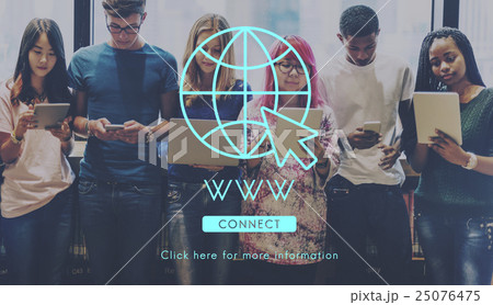 Global Network Connection Technology Concept 25076475
