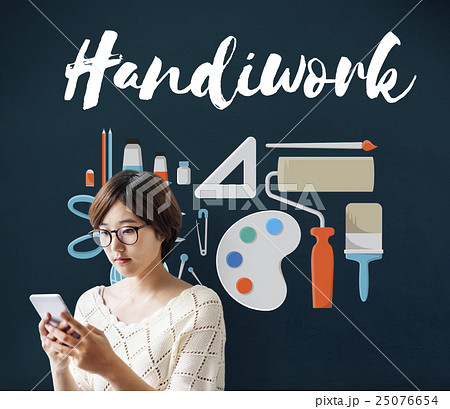 Handicraft Handmade Handiwork Art Design Ideas Concept Handicraft Handmade Handiwork Art Design Ideas Concept 25076654
