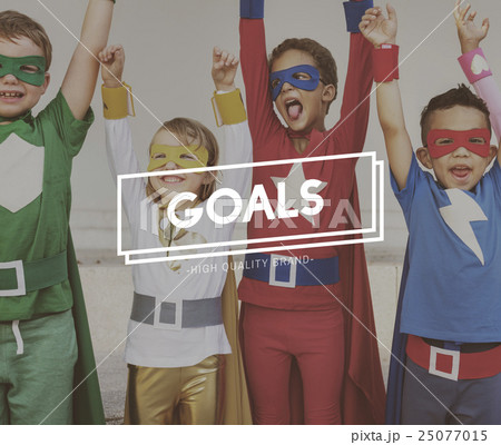 Team Kids Heroes Aspiration Goals Concept 25077015