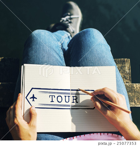 Journey Destination Explore Vacation Graphic Concept 25077353