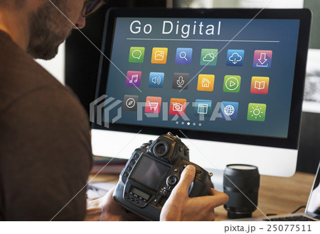 Application Connection Digital Internet Graphic Concept 25077511