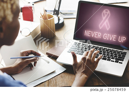 Breast Cancer Support Fight Care Hope Graphic Concept Breast Cancer Support Fight Care Hope Graphic Concept 25078459
