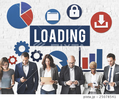 Loading Downloading Online Internet Concept Loading Downloading Online Internet Concept 25078541