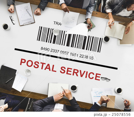 Bar Code Order Tracking Number Concept 25078556