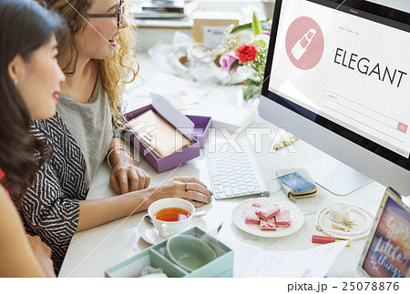 Stylish Beauty Women Elegent Enjoy Concept Stylish Beauty Women Elegent Enjoy Concept 25078876