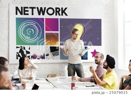 Network Technology Cyberspace Concept 25079015