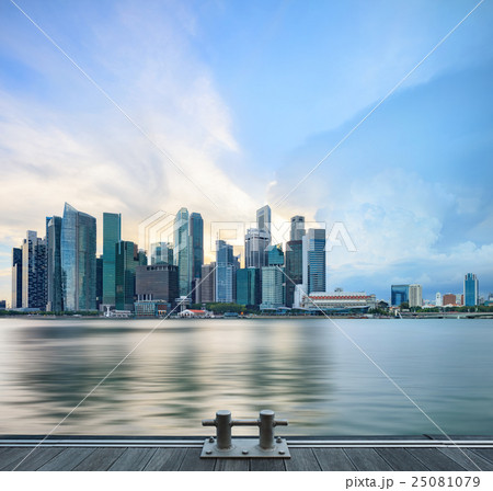 View of central Singapore skyline View of central Singapore skyline 25081079