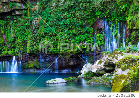 新緑の雄川の滝　鹿児島 25081280