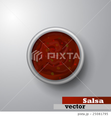 vector illustration of Salsa vector illustration of Salsa 25081795