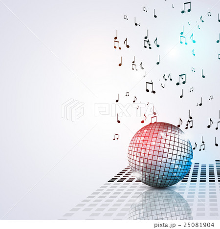 Music Ball Party Bright Background Music Ball Party Bright Background 25081904