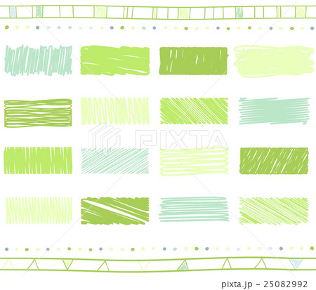 Vector set of scribble elements Vector set of scribble elements 25082992
