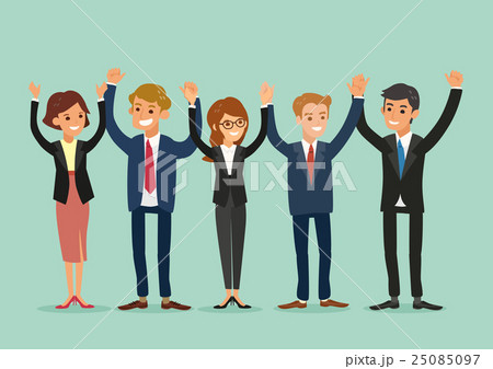 business team holding hands together 25085097