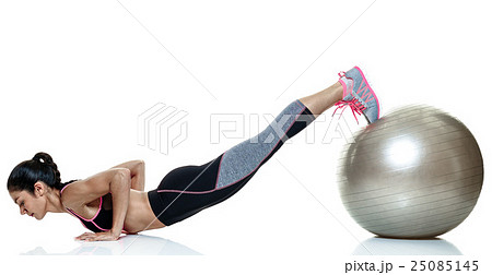 woman fitness exercises isolated 25085145