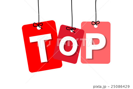 Vector colorful hanging cardboard. Tags - top 25086429