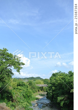 御坂サイフォン橋・志染川の眺め 25087364