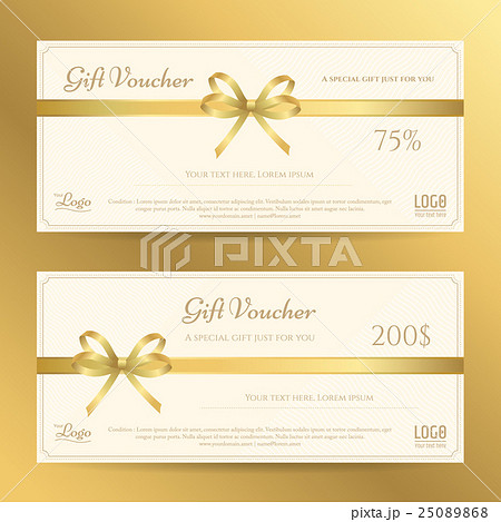 Elegant gift card or gift voucher template 25089868