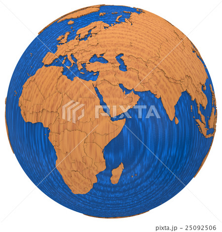 Africa on wooden Earth 25092506