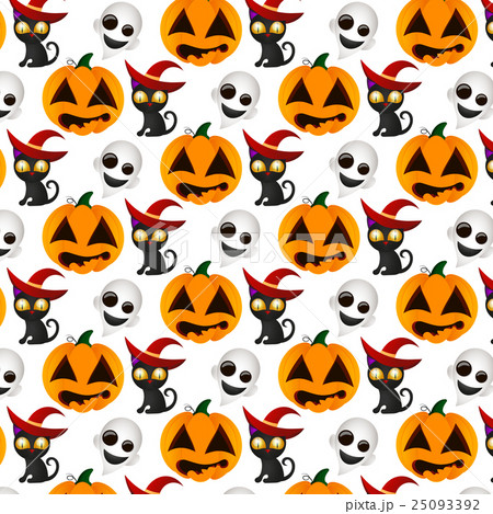 Vector Halloween seamless pattern Vector Halloween seamless pattern 25093392