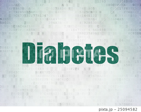 Medicine concept: Diabetes on Digital Data Paper Medicine concept: Diabetes on Digital Data Paper 25094582