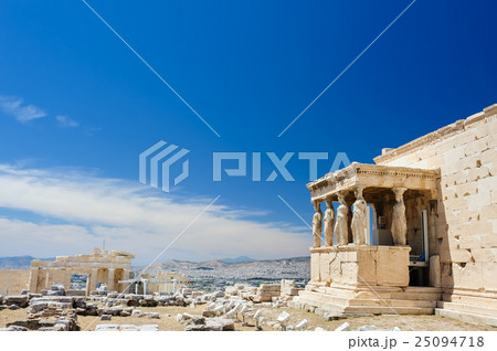 Caryatids at Porch of the Erechtheion, Acropolis Caryatids at Porch of the Erechtheion, Acropolis 25094718
