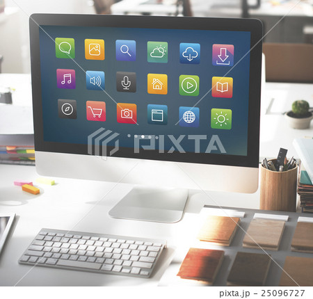 Application Connection Digital Internet Graphic Concept 25096727