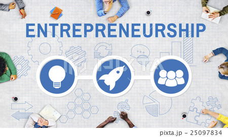 Start Up Business Rocket Ship Graphic Concept Start Up Business Rocket Ship Graphic Concept 25097834