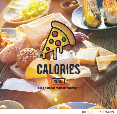 PIzza Slice Junkfood Obesity Calories Concept 25098649