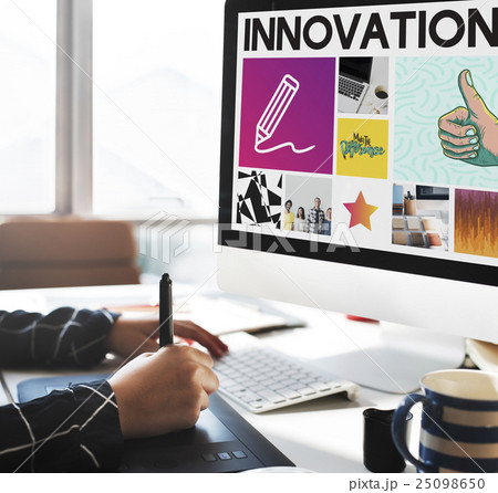 Joystick Work Network Innovation Concept 25098650