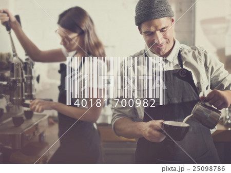Barcode Mark Sign Market Item Concept 25098786