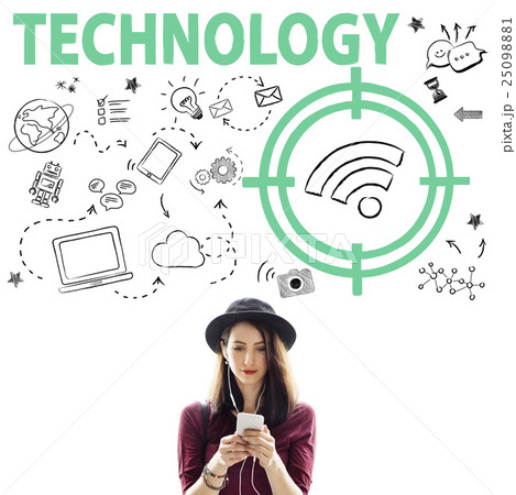 Connection Target Wifi Signal Graphics Concept 25098881