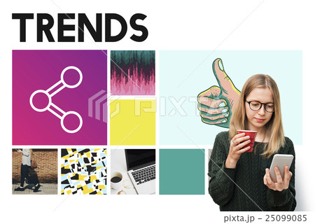 Trends Design Fashion Marketing Modern Style Concept 25099085