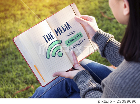Networking communication Connection Share Ideas Concept 25099090