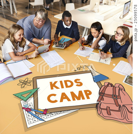 Learn Kids Camp Student Education Concept Learn Kids Camp Student Education Concept 25099578
