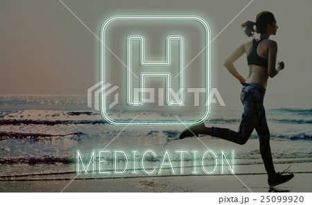 Hospital Cross Health Treatment Icon Graphic Concept 25099920