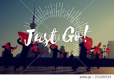 Just Go Journey Explore Trip Destination Traveling Adventure Concept Just Go Journey Explore Trip Destination Traveling Adventure Concept 25100534