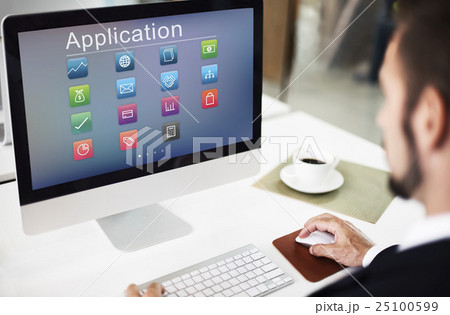 Business Banking Online Payment Financial Transaction Concept Business Banking Online Payment Financial Transaction Concept 25100599