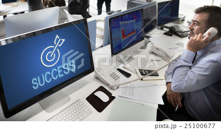 Target Goals Aim Aspiration Focus Vision Graphic Concept 25100677